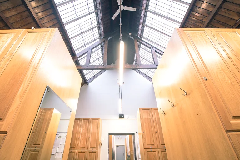 Gents Locker Room roof
